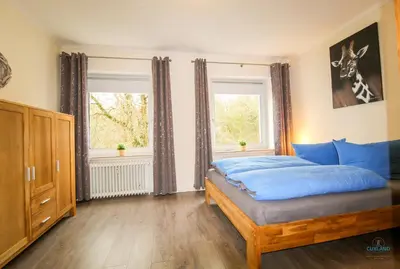 Ein Bett oder Betten in einem Zimmer der Unterkunft Haus Frauenpreiß Wohnung 62