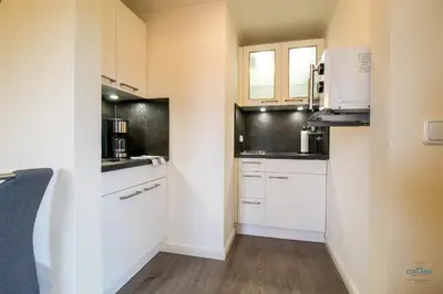 Küche/Küchenzeile in der Unterkunft Haus Frauenpreiß Wohnung 62