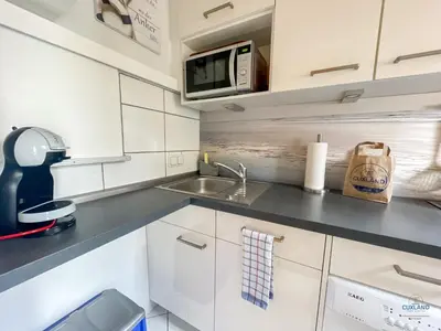 Küche/Küchenzeile in der Unterkunft Ferienhaus am Ringwall 16