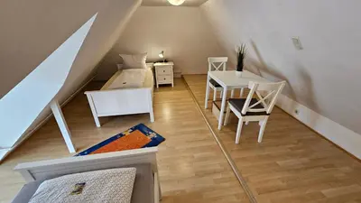 Ein Bett oder Betten in einem Zimmer der Unterkunft Holiday Homes Buchholz
