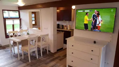 Küche/Küchenzeile in der Unterkunft Holiday Homes Buchholz