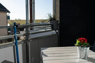 Ein Balkon oder eine Terrasse in der Unterkunft Apartment Enjoy