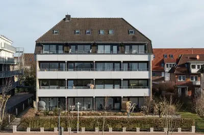 Das Gebäude in dem sich die Ferienwohnung befindet