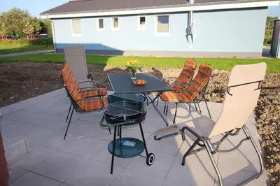 Ein Patio oder anderer Außenbereich in der Unterkunft Ferienhaus Nixe7