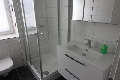 Ein Badezimmer in der Unterkunft Nige Ooge