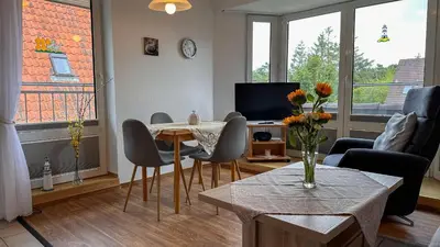 TV/Unterhaltungsangebot in der Unterkunft Ferienwohnung 