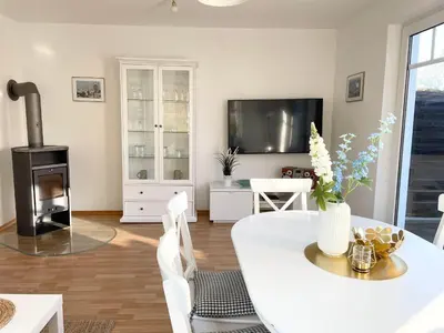 TV/Unterhaltungsangebot in der Unterkunft Ferienhaus 'Haus Eversand'