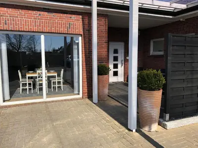Das Gebäude in dem sich die Ferienwohnung befindet