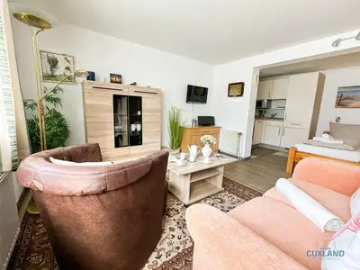 TV/Unterhaltungsangebot in der Unterkunft Gemütliche Souterrain Wohnung in zentraler Lage von Duhnen