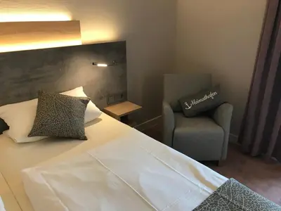 Ein Bett oder Betten in einem Zimmer der Unterkunft Wattenkieker
