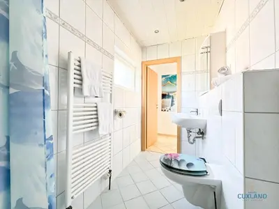 Ein Badezimmer in der Unterkunft Ferienhaus Méhaux 11