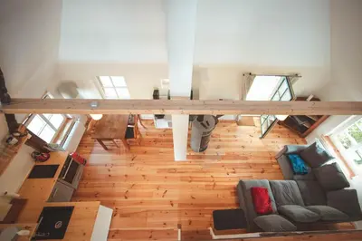 Ein Sitzbereich in der Unterkunft Haus Käthe am Deich