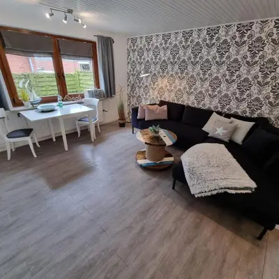 Ein Sitzbereich in der Unterkunft Haus Kaiser Ferienwohnung und Appartementvermietung