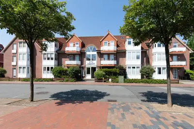 Das Gebäude in dem sich die Ferienwohnung befindet