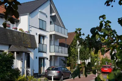 Das Gebäude in dem sich die Ferienwohnung befindet