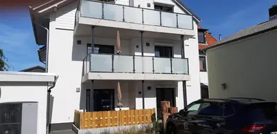 Das Gebäude in dem sich die Ferienwohnung befindet