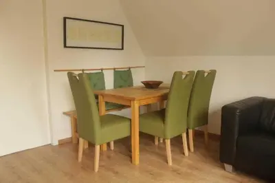Ein Sitzbereich in der Unterkunft Ferienhaus 