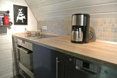 Küche/Küchenzeile in der Unterkunft Ferienhaus 