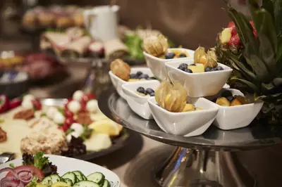 Essen im Hotel oder in der Nähe