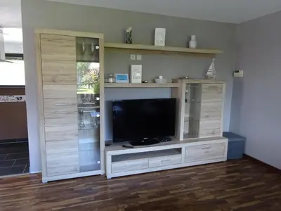 TV/Unterhaltungsangebot in der Unterkunft Ferienwohnung Schwiemann, Erdgeschoss
