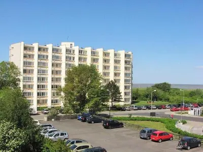 Das Gebäude in dem sich die Ferienwohnung befindet