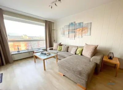 Ein Sitzbereich in der Unterkunft Haus Frische Brise Wohnung 8 10