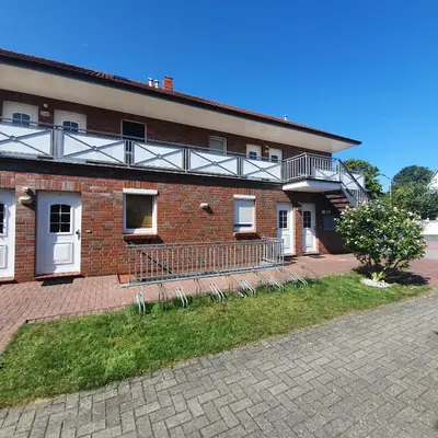 Das Gebäude in dem sich die Ferienwohnung befindet