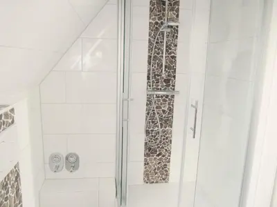Ein Badezimmer in der Unterkunft Deichgeflüster - An de Warft