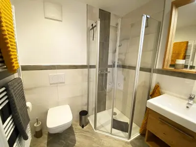 Ein Badezimmer in der Unterkunft Ferienresidenz Cuxhaven