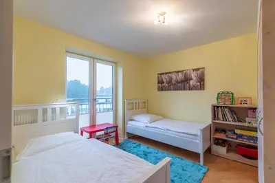 Ein Bett oder Betten in einem Zimmer der Unterkunft Strand Palais 18