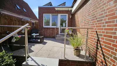 Das Gebäude in dem sich die Ferienwohnung befindet