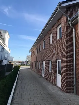 Das Gebäude in dem sich die Ferienwohnung befindet