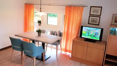 TV/Unterhaltungsangebot in der Unterkunft Landhaus Braband Ferienhaus ohne WLAN - Christian-Brütt-Weg