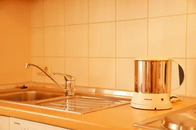 Küche/Küchenzeile in der Unterkunft Landhaus Braband Ferienhaus - Rugenbargsweg 23