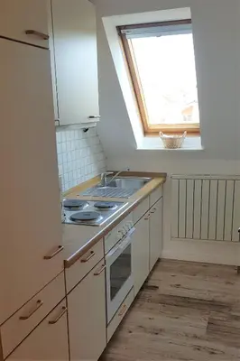 Küche/Küchenzeile in der Unterkunft Landhaus Braband Ferienwohnungen - Gustav-Schönleber-Weg 2
