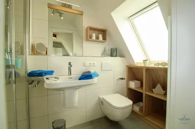 Ein Badezimmer in der Unterkunft Residenz Mühlentrift Wohnung 10