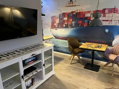 TV/Unterhaltungsangebot in der Unterkunft Bootshaus Appartements