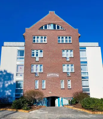 Das Gebäude in dem sich die Ferienwohnung befindet