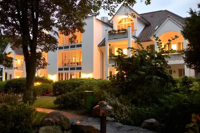 Ein Garten an der Unterkunft Romantik Hotel Bösehof