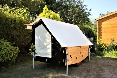 Grundriss der Unterkunft StrandGutkoje auf dem Campingplatz Strandgut