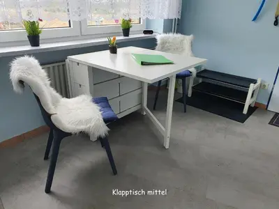 Grundriss der Unterkunft Apartment 103 im Haus Seehütte direkt am Strand in Cuxhaven Duhnen mit Seesicht in der Ferne