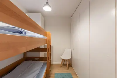 Ein Bett oder Betten in einem Zimmer der Unterkunft Medemsand 203