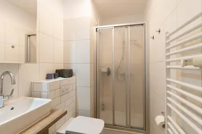 Ein Badezimmer in der Unterkunft Medemsand 203