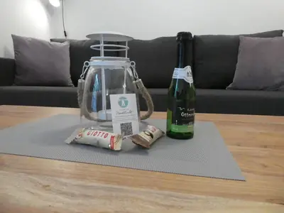 Getränke in der Unterkunft Ferienwohnung Nordlicht