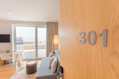 TV/Unterhaltungsangebot in der Unterkunft Hotel Strandhus