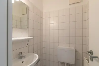 Ein Badezimmer in der Unterkunft Knechtsand 412