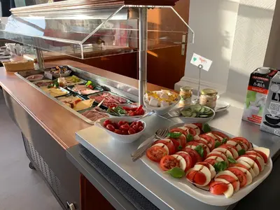 Essen im Hotel oder in der Nähe
