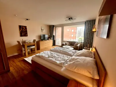 Ein Bett oder Betten in einem Zimmer der Unterkunft Trafalgar Apartment 133