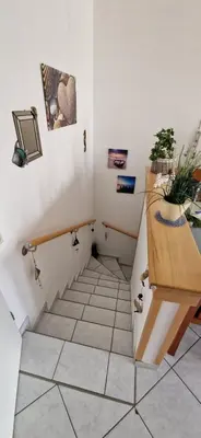 Ein Sitzbereich in der Unterkunft Knechtsand 402