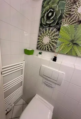 Ein Badezimmer in der Unterkunft Knechtsand 402